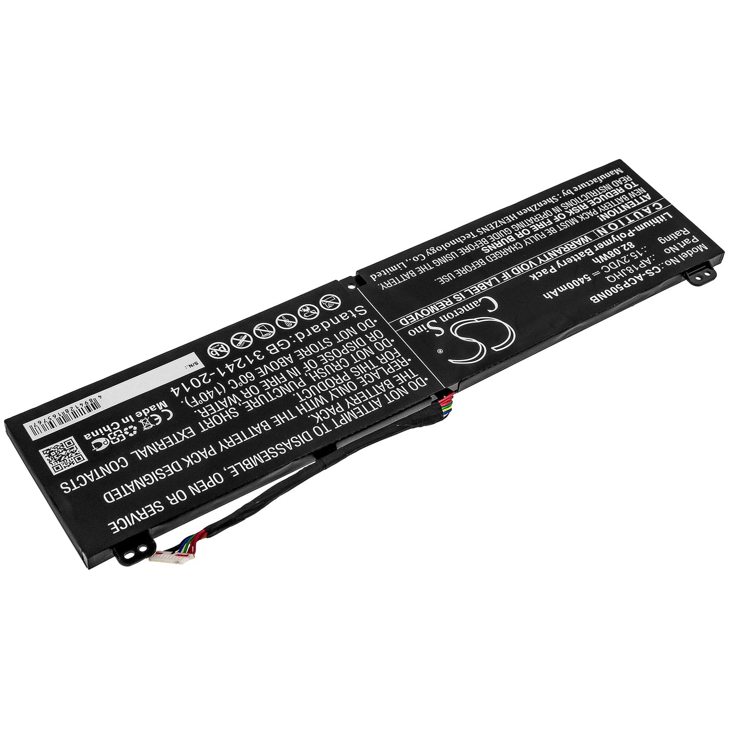 Replacement Battery for Acer  ConceptD 7 CN715-71 – Notebook, Laptop – 5400mAh / 82.08Wh / 15.2V