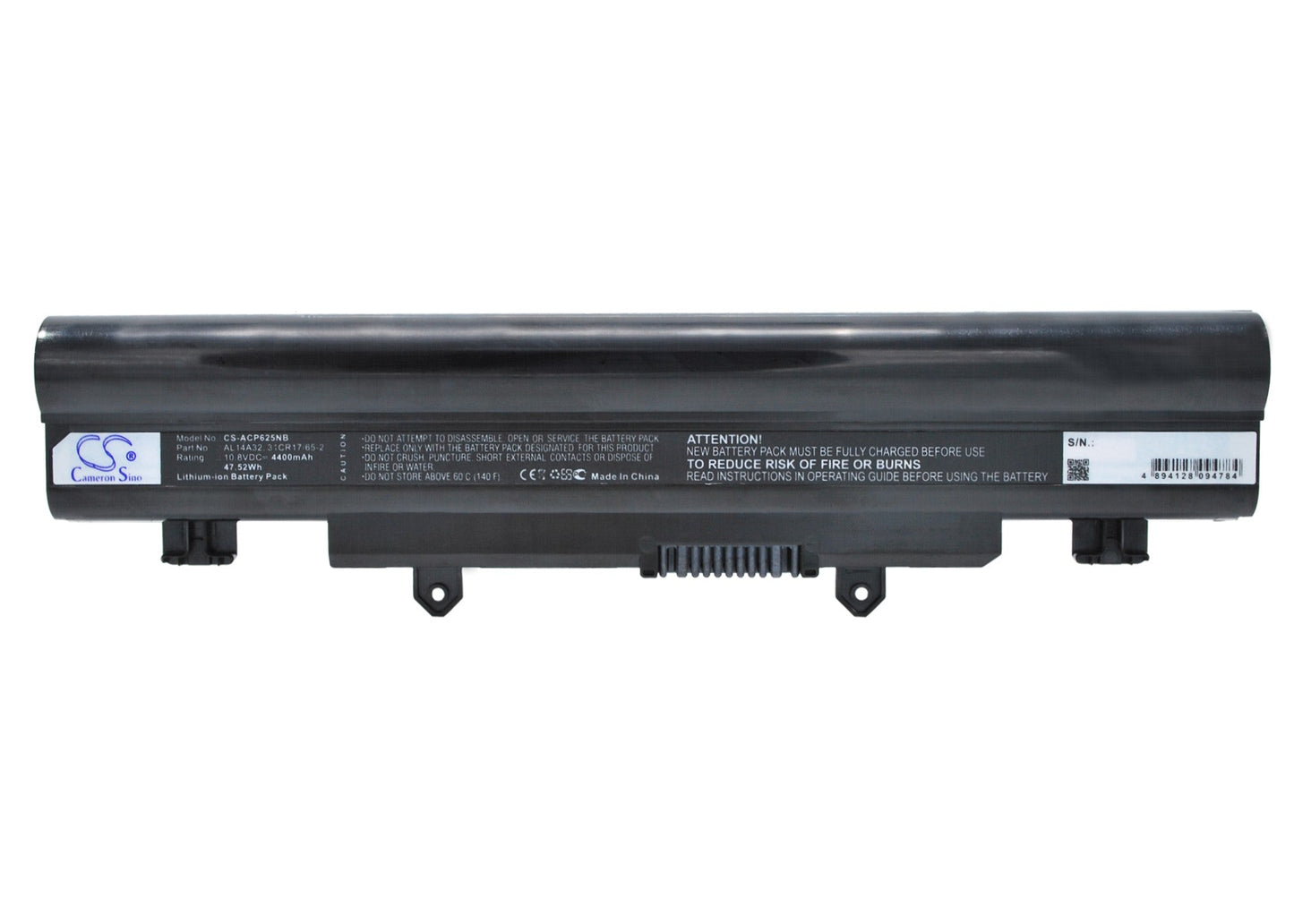 Replacement Battery for Acer  Aspire E1-571 – Notebook, Laptop – 4400mAh / 47.52Wh / 10.8V