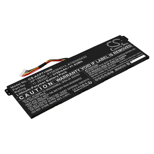 Replacement Battery for Acer TravelMate P2 TMP215-52-59AJ – Notebook, Laptop – 3700mAh / 11.25V