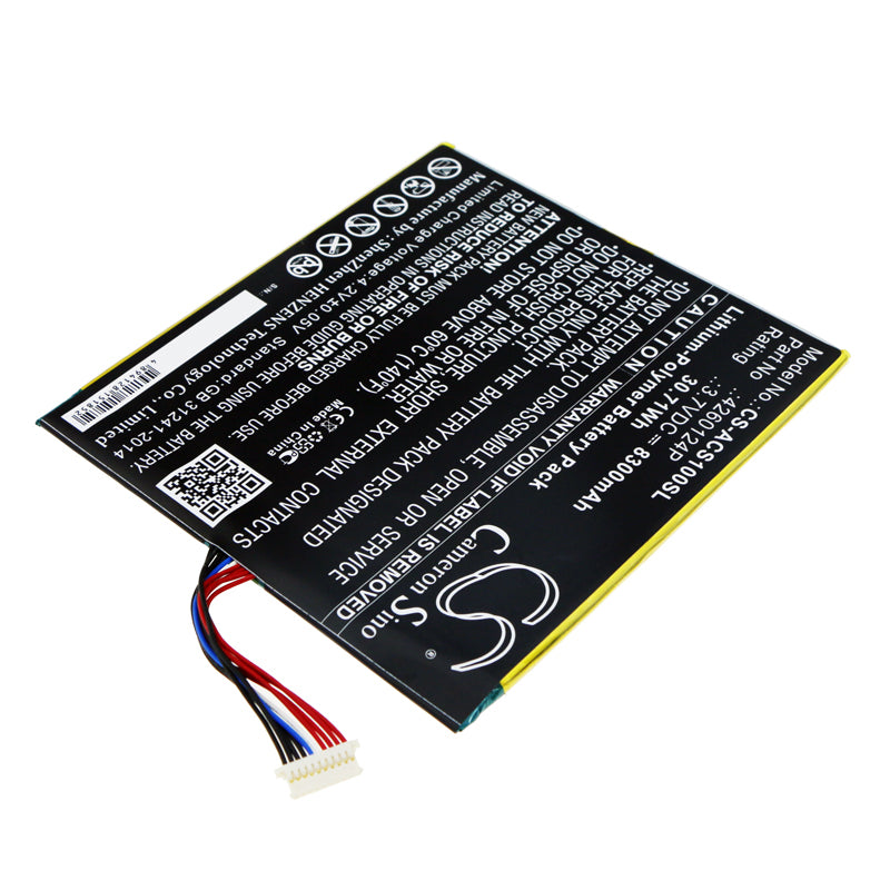 Replacement Battery for Acer One 10 S1002 – Tablet – 8300mAh / 3.7V - image 2