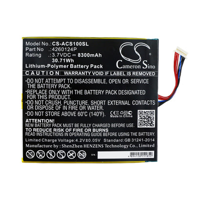Replacement Battery for Acer One 10 S1002 – Tablet – 8300mAh / 3.7V - image 3