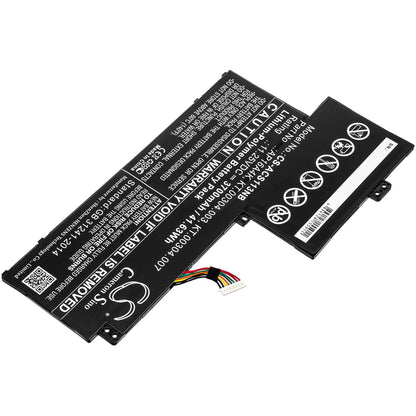 Replacement Battery for Acer  Aspire One Cloudbook 11 AO1-13 – Notebook, Laptop – 3700mAh / 41.63Wh / 11.25V