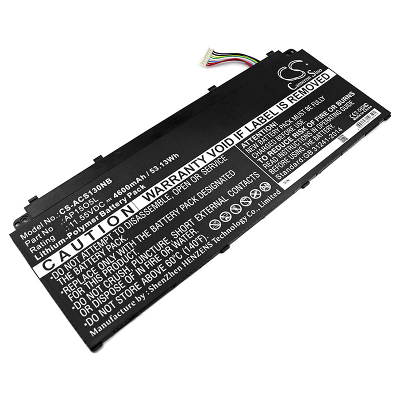 Replacement Battery for Acer Aspire S 13 – Notebook, Laptop – 4600mAh / 11.55V - image 1