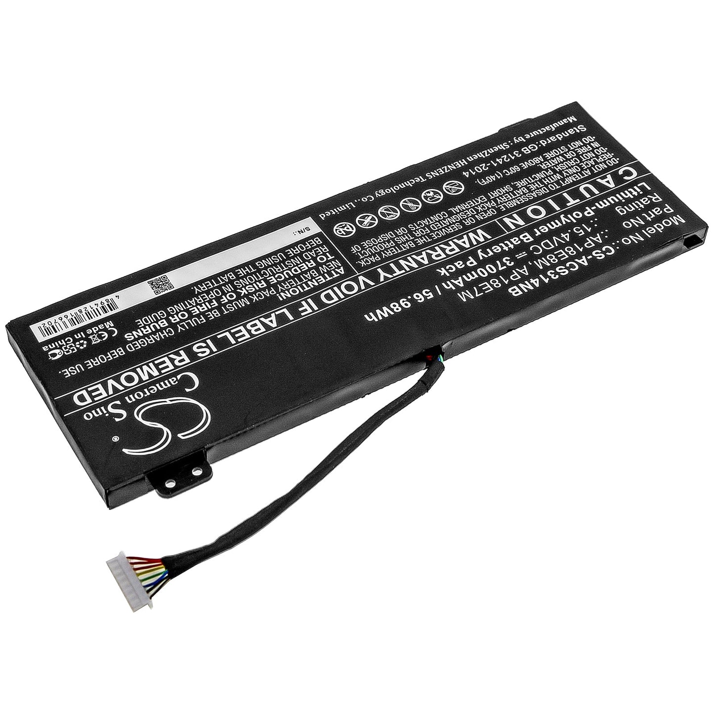 Replacement Battery for Acer  Aspire 7 715-74G-52MV – Notebook, Laptop – 3700mAh / 56.98Wh / 15.4V