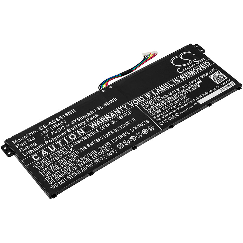 Replacement Battery for Acer Aspire 3 A315-21 – Notebook, Laptop – 4750mAh / 7.7V - image 1