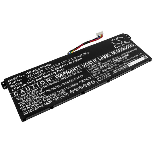Replacement Battery for Acer Spin 5 SP515-51GN-84KQ – Notebook, Laptop – 3250mAh / 15.28V