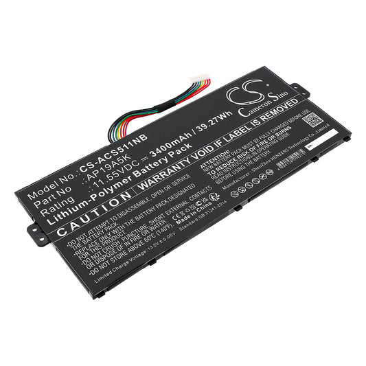 Replacement Battery for Acer Chromebook Spin 511 R752T-C3M5 – Notebook, Laptop – 3400mAh / 11.55V