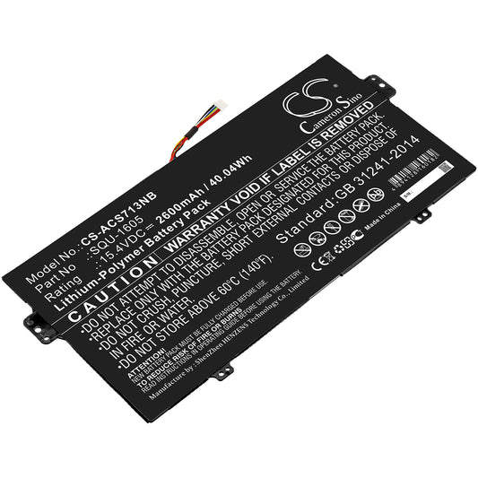 Replacement Battery for Acer SF713-51-M0AK – Notebook, Laptop – 2600mAh / 15.4V