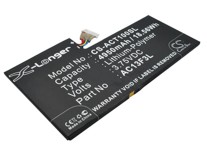 Replacement Battery for Acer Iconia Tab A1 – Tablet – 4950mAh / 3.75V - image 3