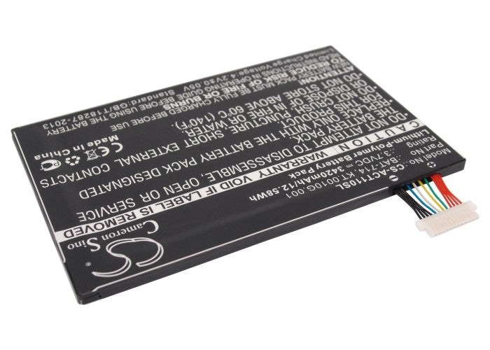 Replacement Battery for Acer Iconia Tab A110 – Tablet – 3420mAh / 3.7V - image 2