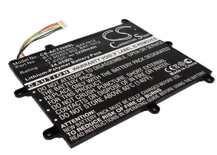 Replacement Battery for Acer Iconia Tab A200 – Tablet – 3250mAh / 7.4V - image 1