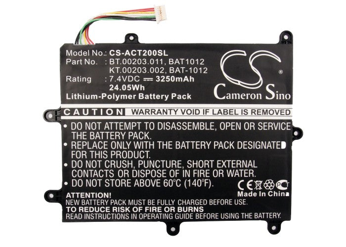 Replacement Battery for Acer Iconia Tab A200 – Tablet – 3250mAh / 7.4V - image 5