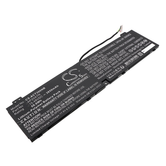 Replacement Battery for Acer Predator Triton 300 SE PT314-51S-52ML – Notebook, Laptop – 3850mAh / 15.48V