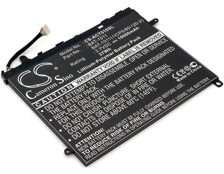 Replacement Battery for Acer Iconia Tab A510 – Tablet – 10000mAh / 3.7V - image 1