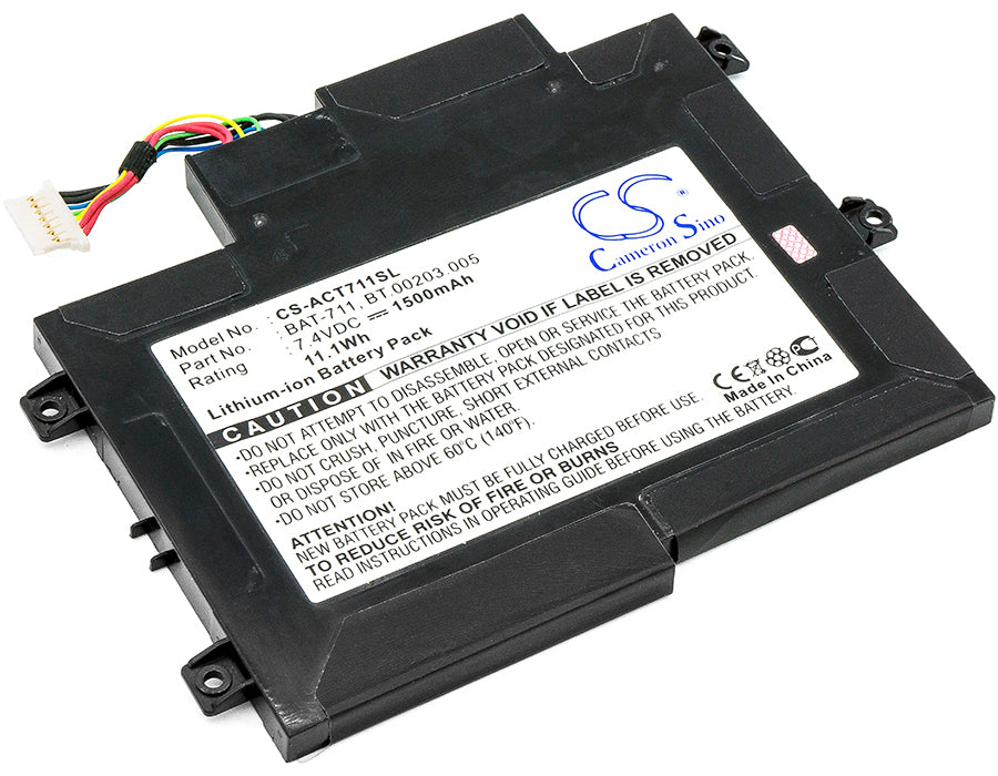 Replacement Battery for Acer Iconia Tab A100 – Tablet – 1500mAh / 7.4V - image 1