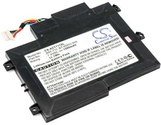 Replacement Battery for Acer Iconia Tab A100 – Tablet – 1500mAh / 7.4V - image 1