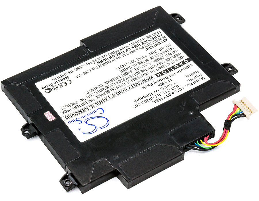 Replacement Battery for Acer Iconia Tab A100 – Tablet – 1500mAh / 7.4V - image 2