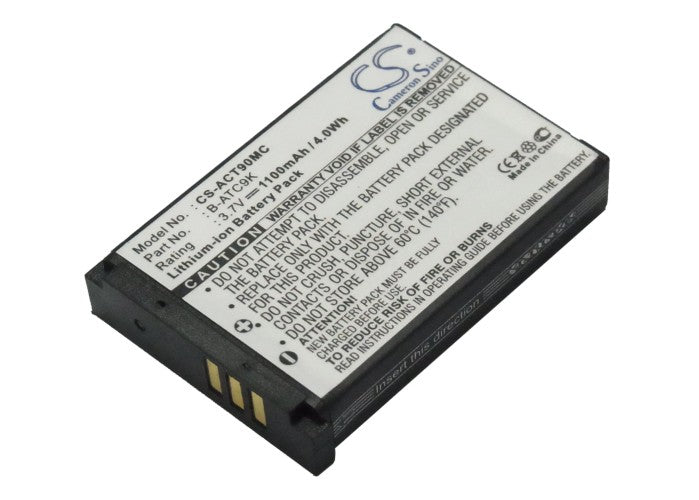 Replacement Battery for Oregon Scientific  ATC9k – Camera – 1100mAh / 4.07Wh / 3.7V