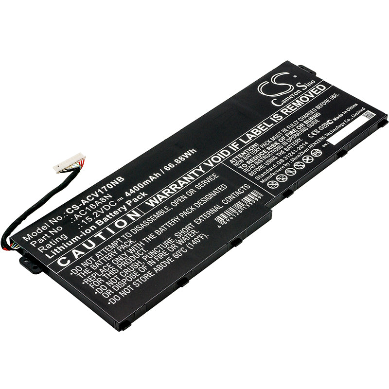 Replacement Battery for Acer Aspire V17 Nitro – Notebook, Laptop – 4400mAh / 15.2V - image 1