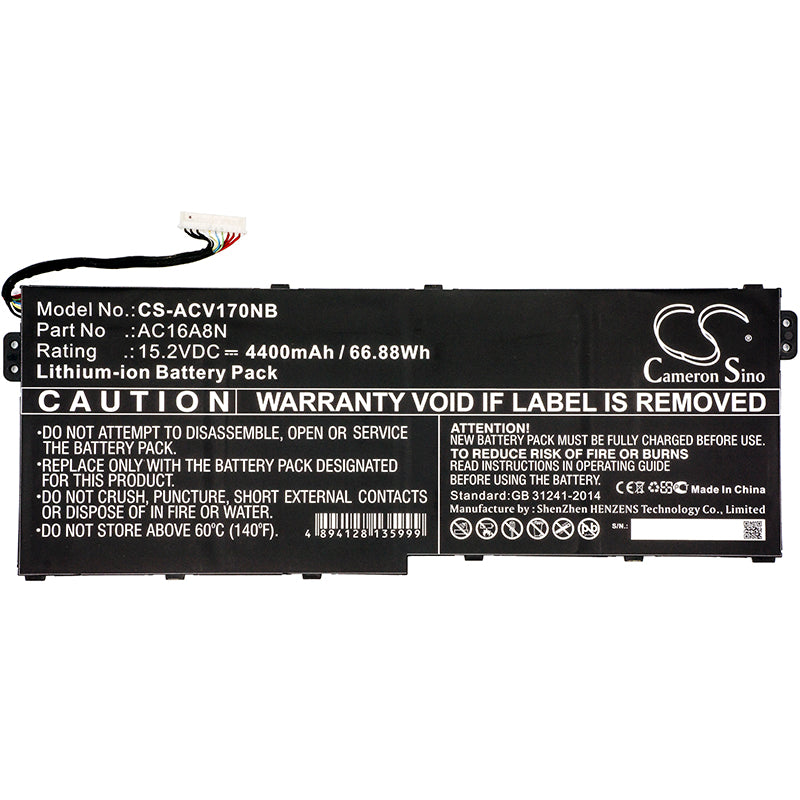 Replacement Battery for Acer Aspire V17 Nitro – Notebook, Laptop – 4400mAh / 15.2V - image 3