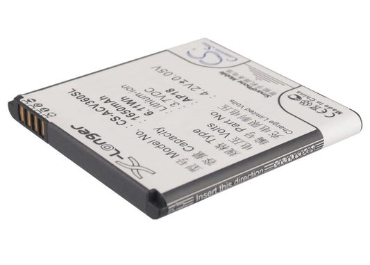 Replacement Battery for Acer Liquid E1 – Mobile, SmartPhone – 1650mAh / 3.7V