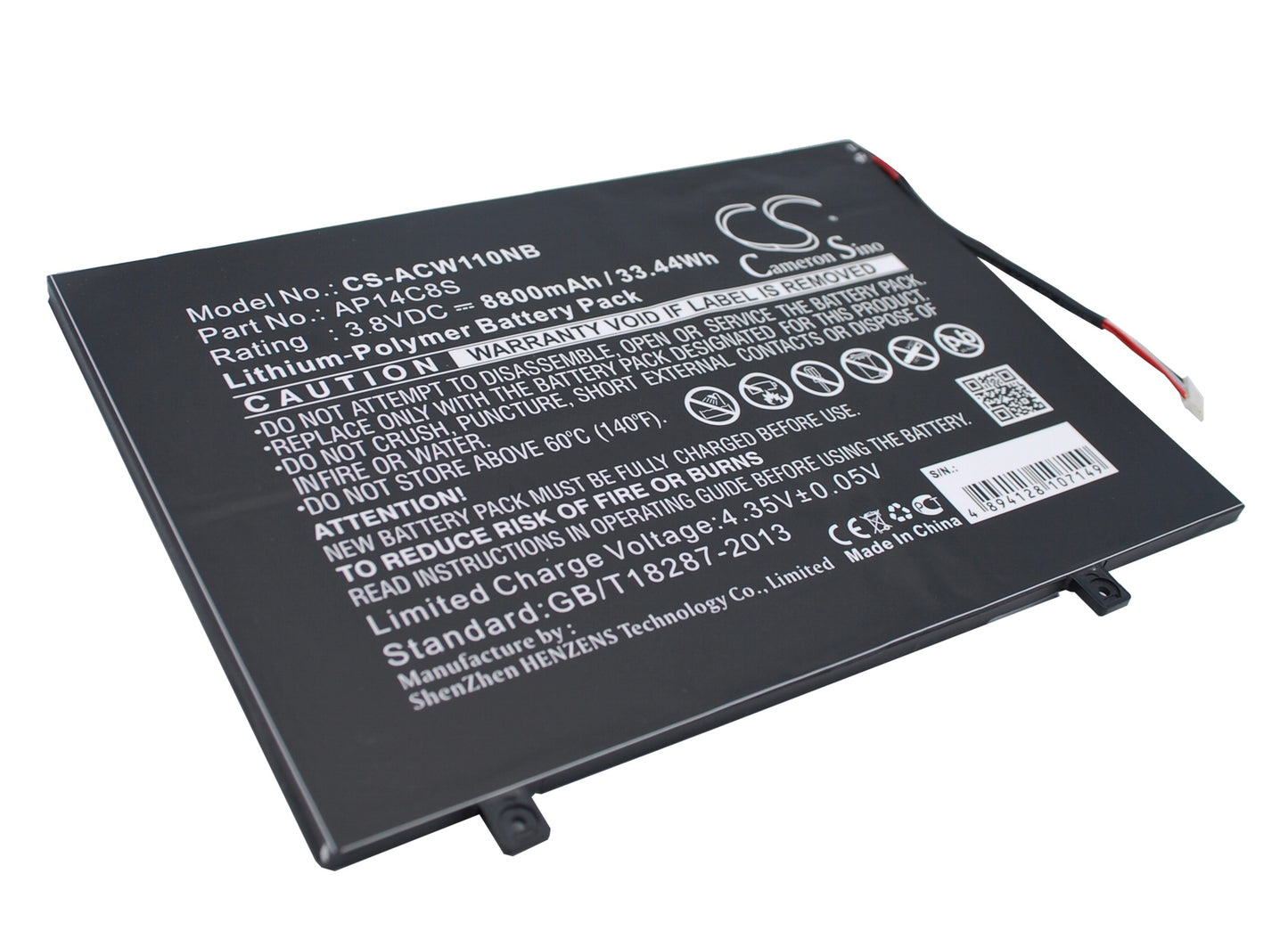 Replacement Battery for Acer Aspire Switch 11 – Notebook, Laptop – 8800mAh / 3.8V - image 2