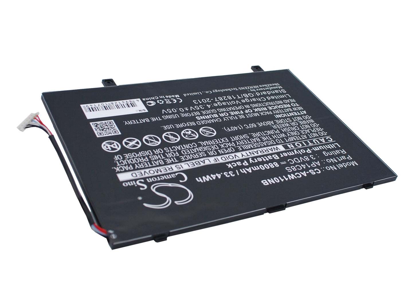 Replacement Battery for Acer Aspire Switch 11 – Notebook, Laptop – 8800mAh / 3.8V - image 3