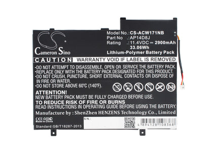 Replacement Battery for Acer Aspire Switch 11 SW5-171 – Notebook, Laptop – 2900mAh / 11.4V - image 5