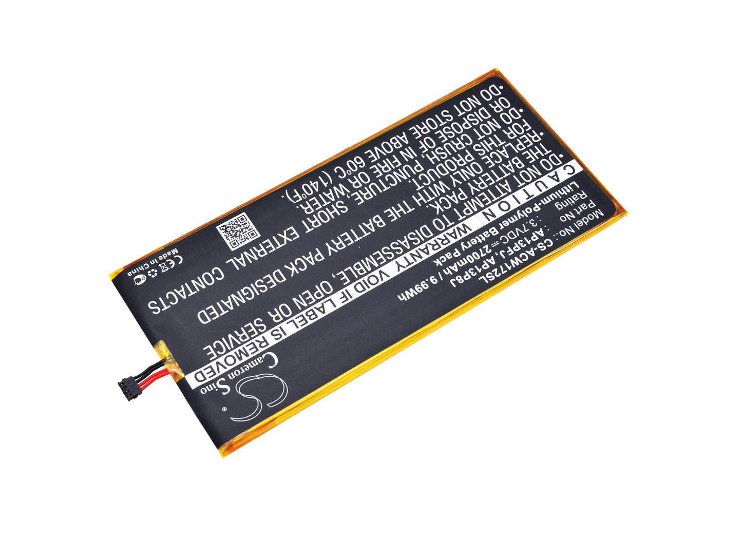Replacement Battery for Acer Iconia B1-720 – Tablet – 2700mAh / 3.7V - image 2