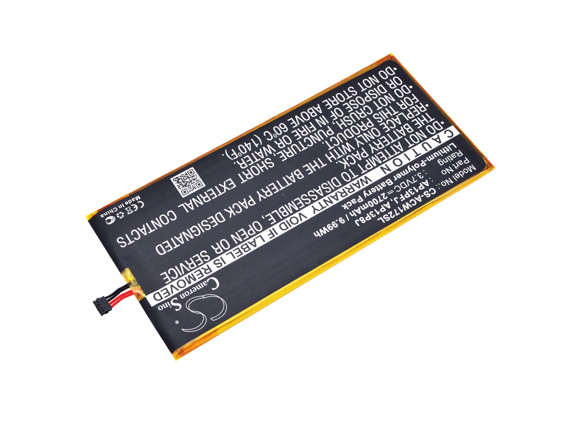 Replacement Battery for Acer Iconia B1-720 – Tablet – 2700mAh / 3.7V - image 2
