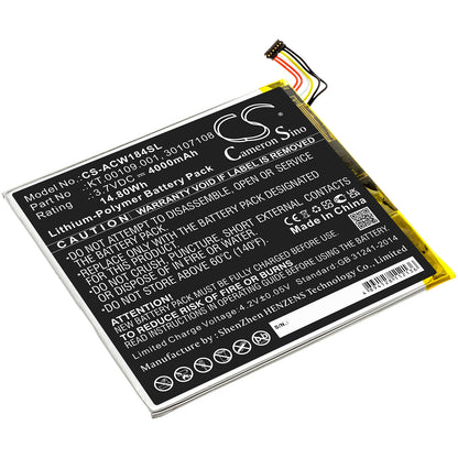 Replacement Battery for Acer Iconia Tab A1-840 – Tablet – 4000mAh / 3.7V - image 1