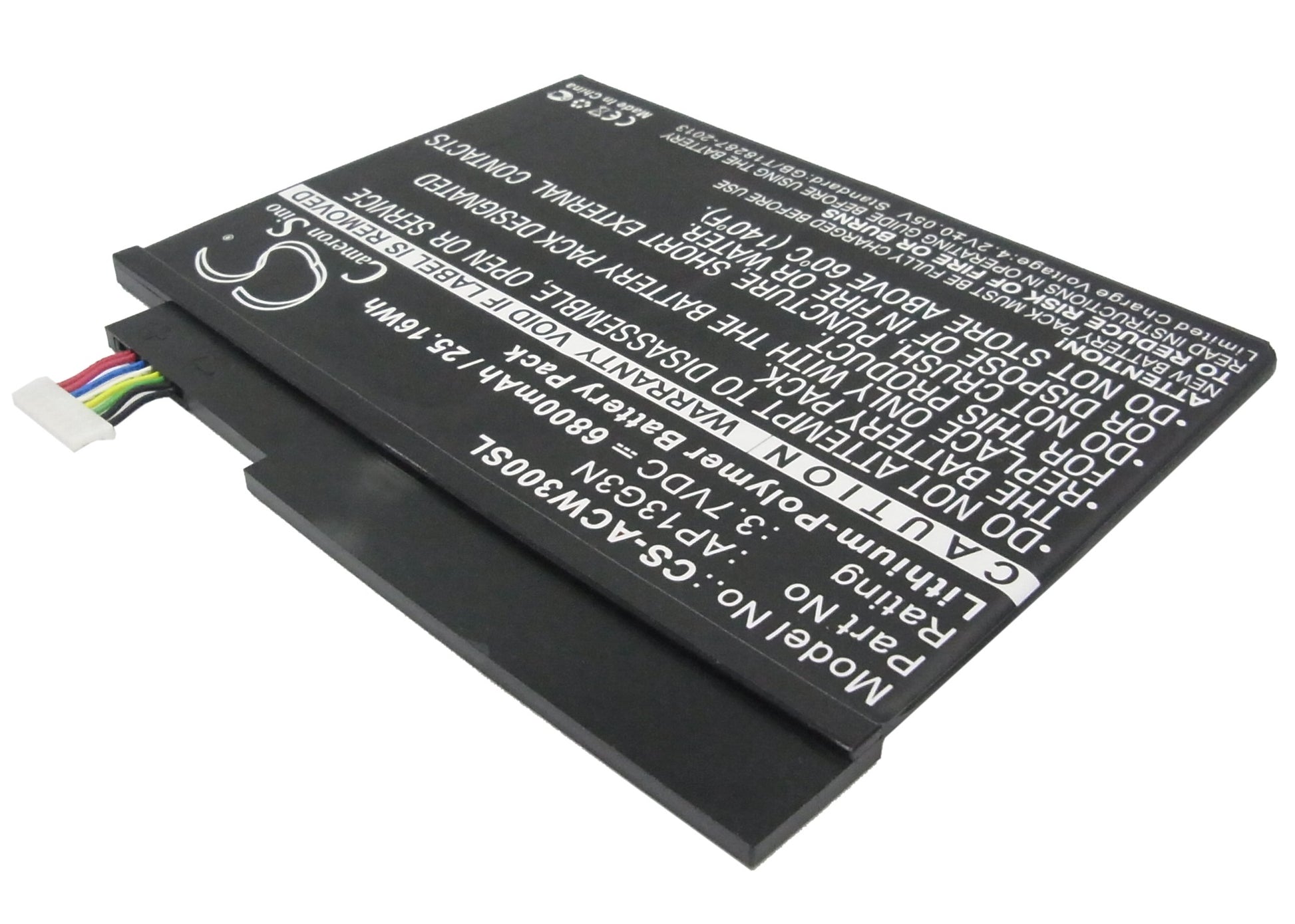 Replacement Battery for Acer Iconia Tab W3 – Tablet – 6800mAh / 3.7V - image 2