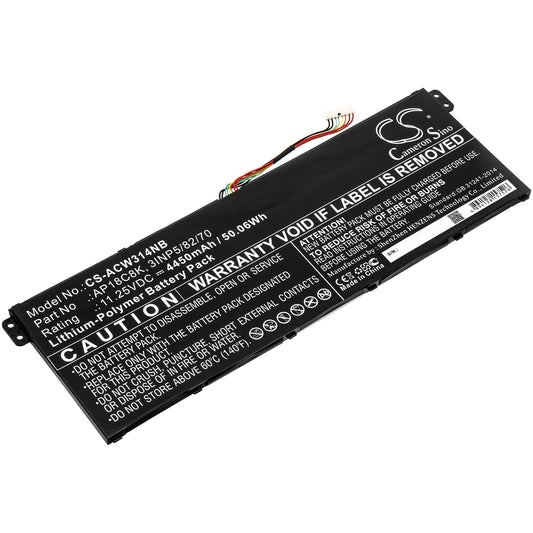 Replacement Battery for Acer Swift 3 SF314-57G-7448 – Notebook, Laptop – 4450mAh / 11.25V