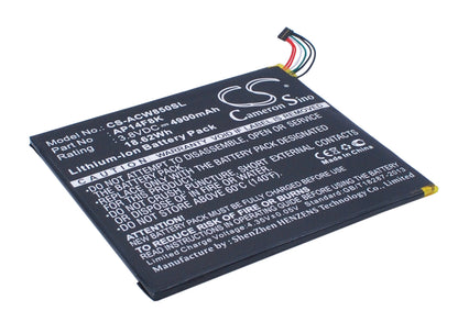 Replacement Battery for Acer Iconia Tab A1-850 – Tablet – 4900mAh / 3.8V - image 1