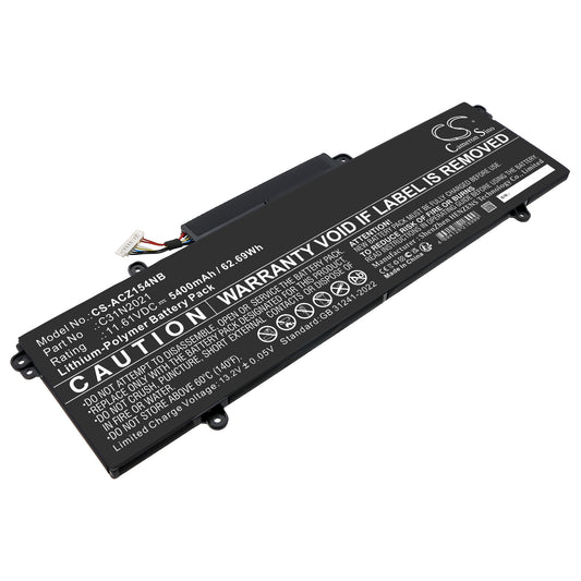 Replacement Battery for Asus ZENBOOK 14X OLED UX5401EA-KN511TS – Notebook, Laptop – 5400mAh / 11.61V