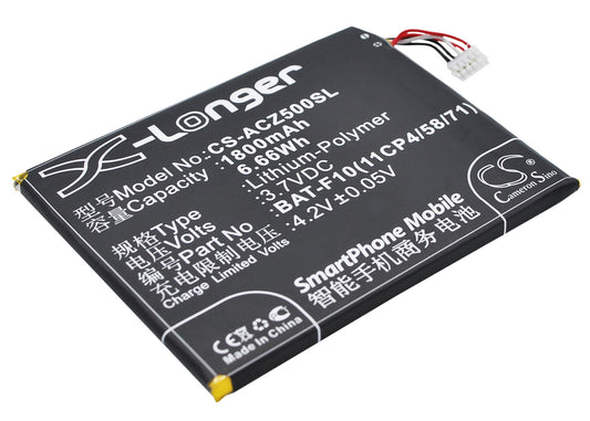Replacement Battery for Acer Liquid Z500 – Mobile, SmartPhone – 1800mAh / 3.7V