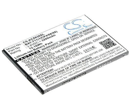Replacement Battery for Acer Liquid Z630 – Mobile, SmartPhone – 3200mAh / 3.8V