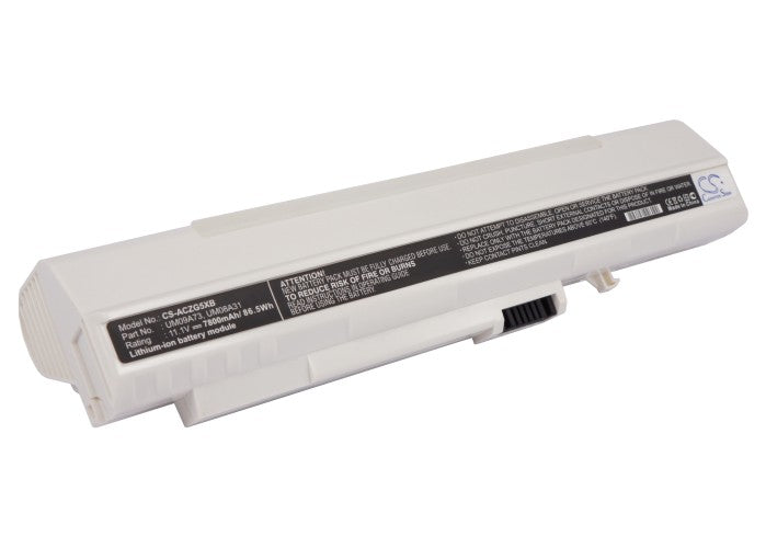 Replacement Battery for Acer  Aspire One – Notebook, Laptop – 7800mAh / 11.1V