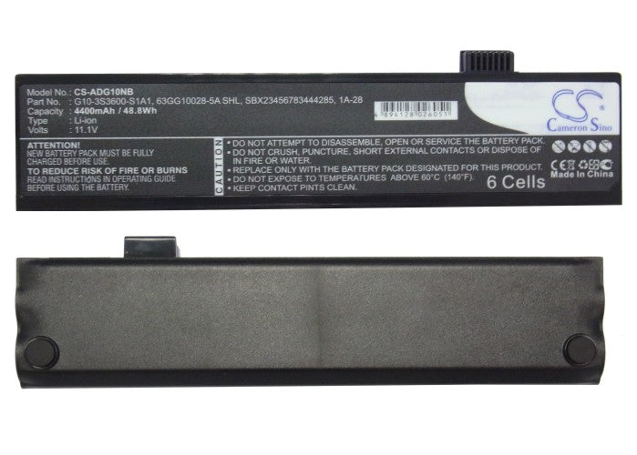Replacement Battery for Advent  4213 – Notebook, Laptop – 4400mAh / 11.1V