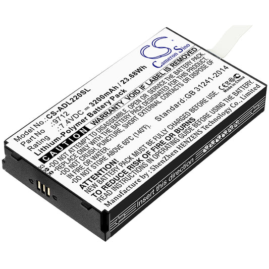 Replacement Battery for Additel 22XA Multifunction Calibrator – Equipment, Survey, Test – 3200mAh / 7.4V