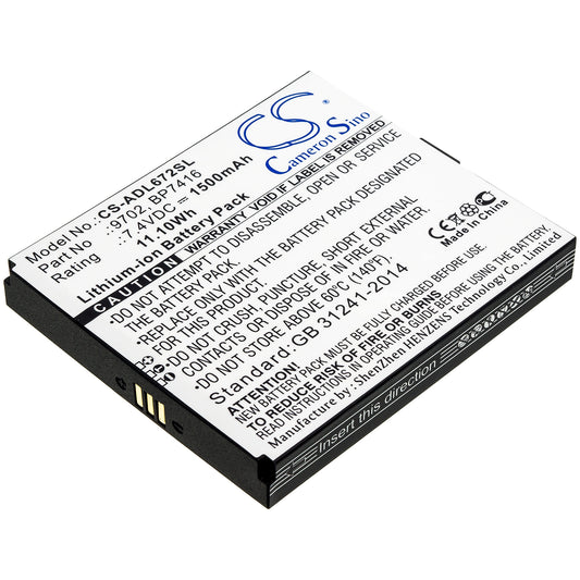 Replacement Battery for Additel 672 – Equipment, Survey, Test – 1500mAh / 7.4V