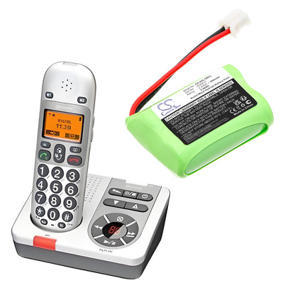 Replacement Battery for Audioline | Switel DECT 7500 – Cordless Phone – 400mAh / 2.4V