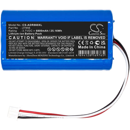 Replacement Battery for Albrecht  DR 855 – DAB Digital – 6800mAh / 25.16Wh / 3.7V