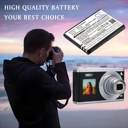 Replacement Battery for AgfaPhoto DC8200 – Camera – 900mAh / 3.7V