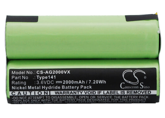 Replacement Battery for Black&Decker  KC 360H – Vacuum – 2000mAh / 7.20Wh / 3.6V