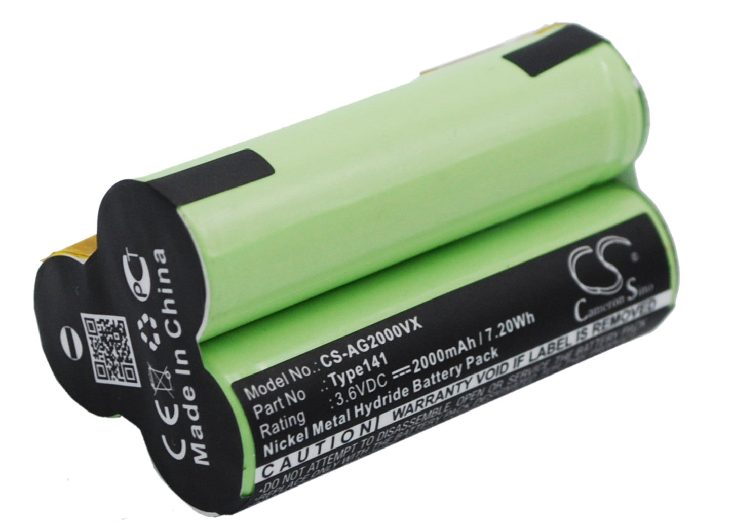 Replacement Battery for Black&Decker  KC 360H – Vacuum – 2000mAh / 7.20Wh / 3.6V
