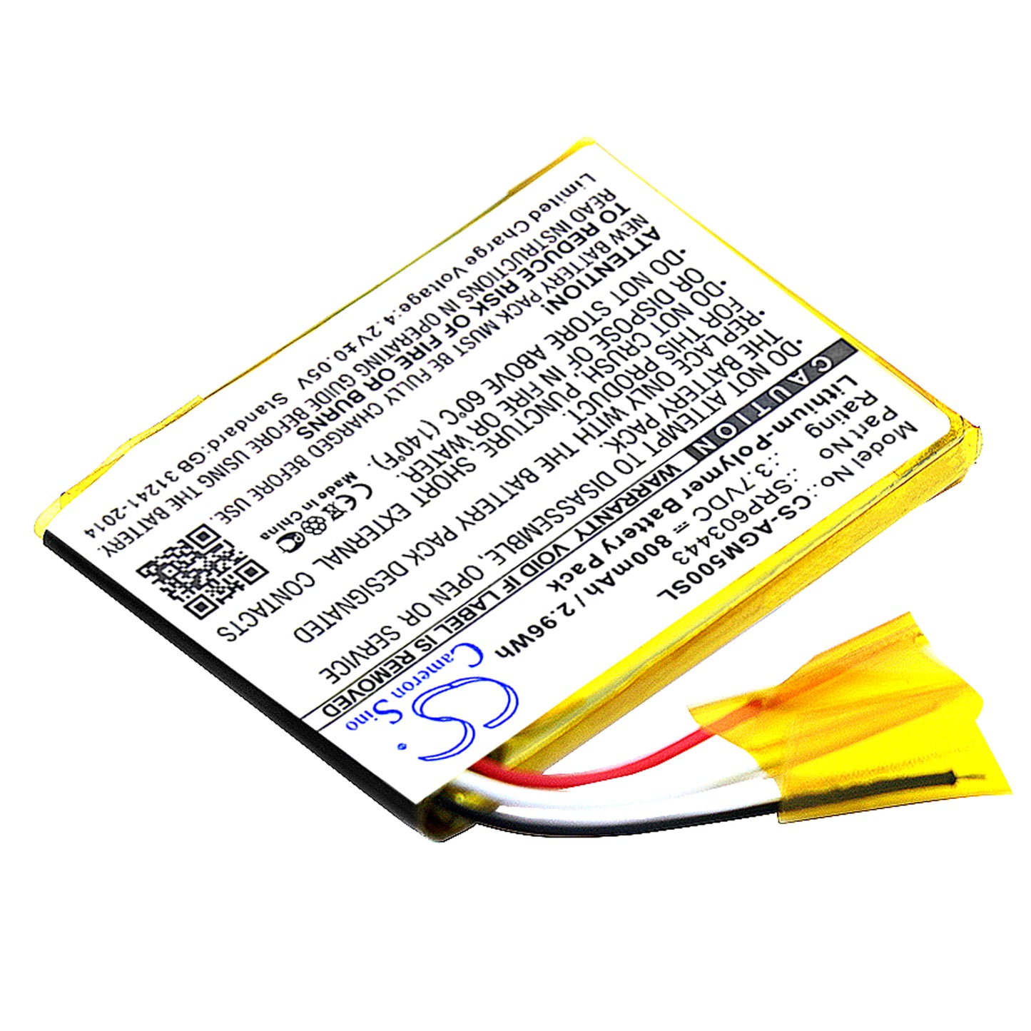 Replacement Battery for Astro A50 – Wireless Headset – 800mAh / 3.7V - image 2