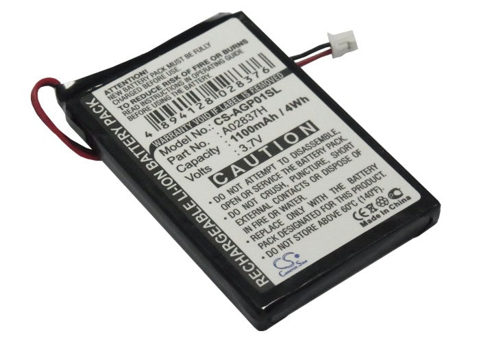 Replacement Battery for Audio Guidie Personalguide PGI/AV Audioguides – PDA, Pocket PC – 1100mAh / 3.7V
