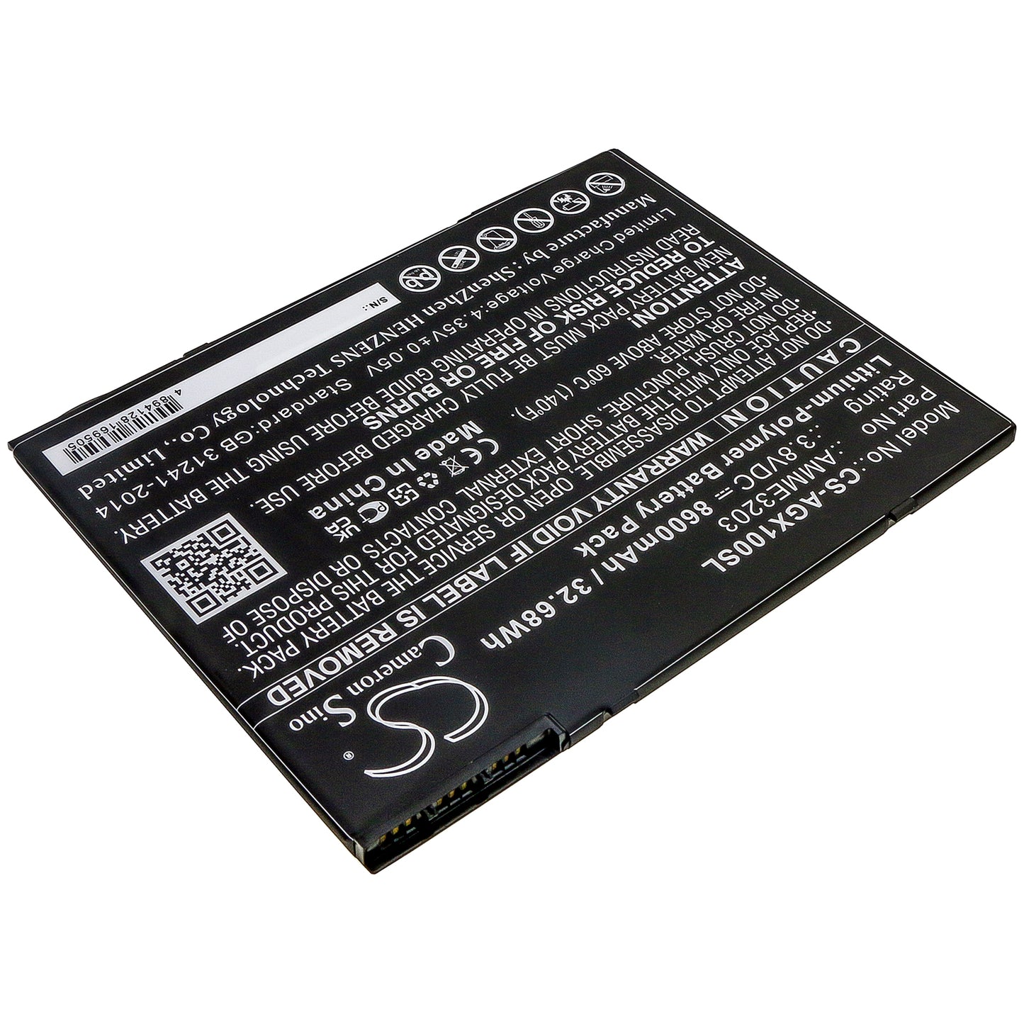 Replacement Battery for Aegex 10 Tablets – Tablet – 8600mAh / 3.8V - image 2