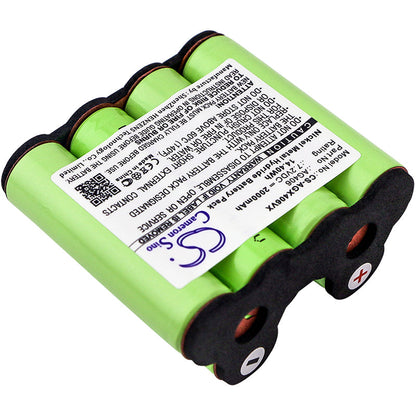 Replacement Battery for AEG  FM72 – Vacuum – 2000mAh / 14.40Wh / 7.2V